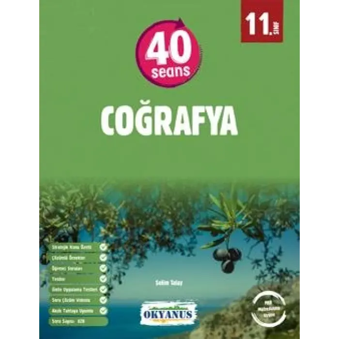 Okyanus Yayınları 11. Sınıf 40 Seans Coğrafya
