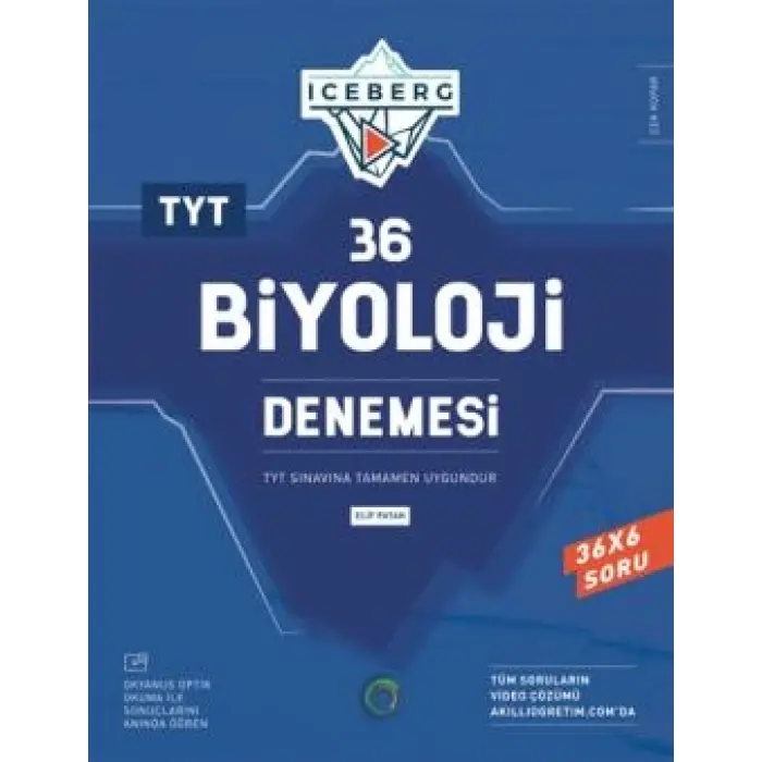 Okyanus Yayınları Tyt Iceberg 36 Biyoloji Denemesi
