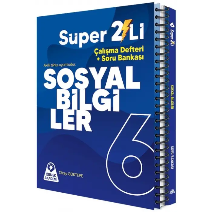Örnek Akademi 6. Sınıf Süper İkili Sosyal Bilgiler Seti