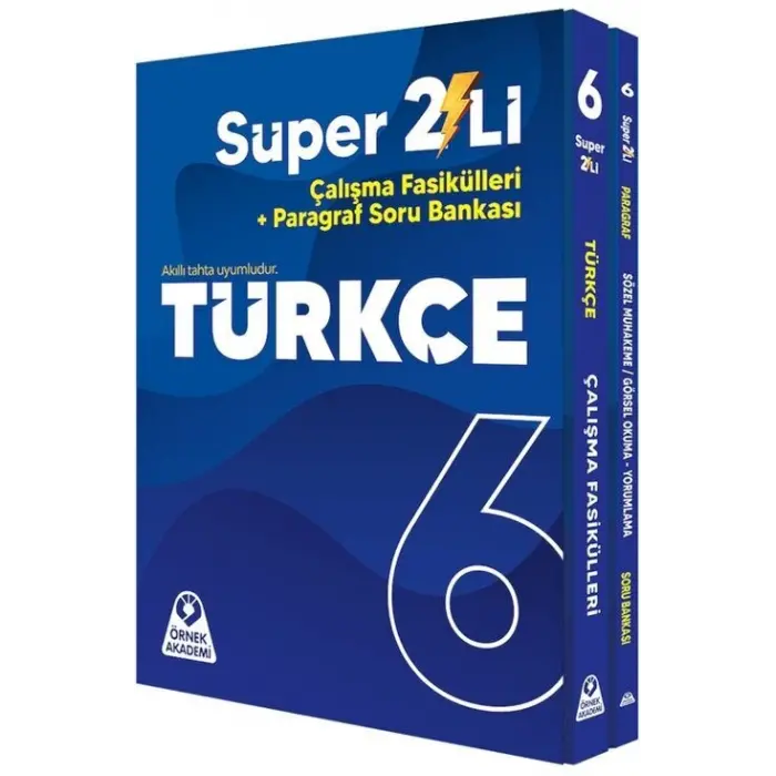 Örnek Akademi 6. Sınıf Süper İkili Türkçe Seti