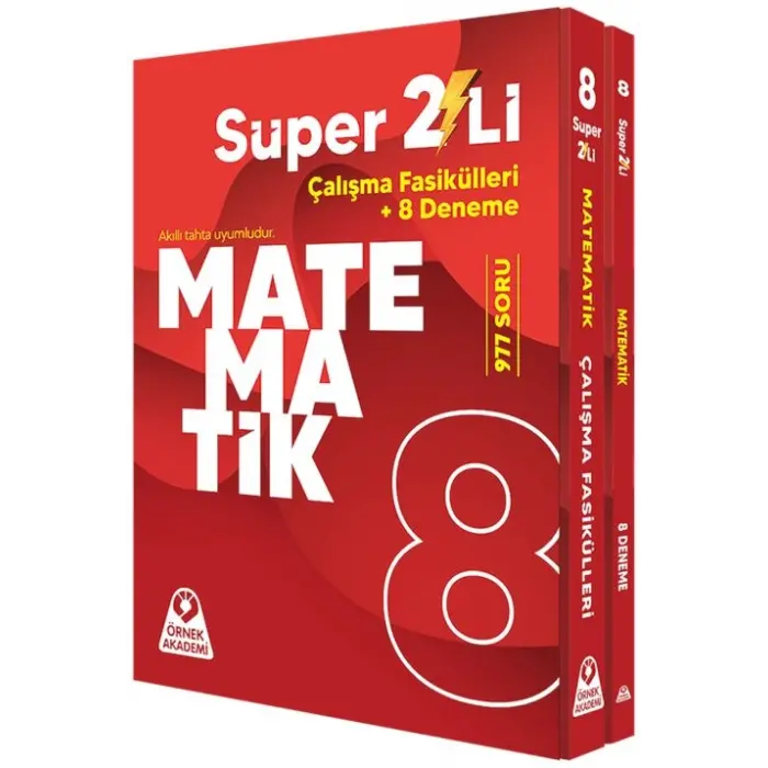 Örnek Akademi 8. Sınıf Süper İkili Matematik Seti