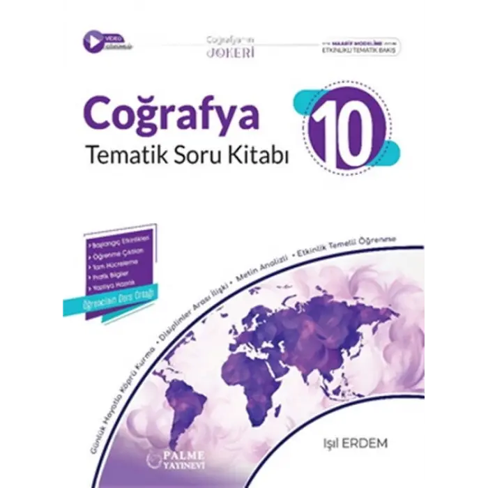 Palme Yayınları 10. Sınıf Coğrafya Tematik Soru Kitabı