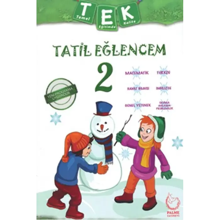 Palme Yayınları 2. Sınıf Tek Tatil Eğlencem
