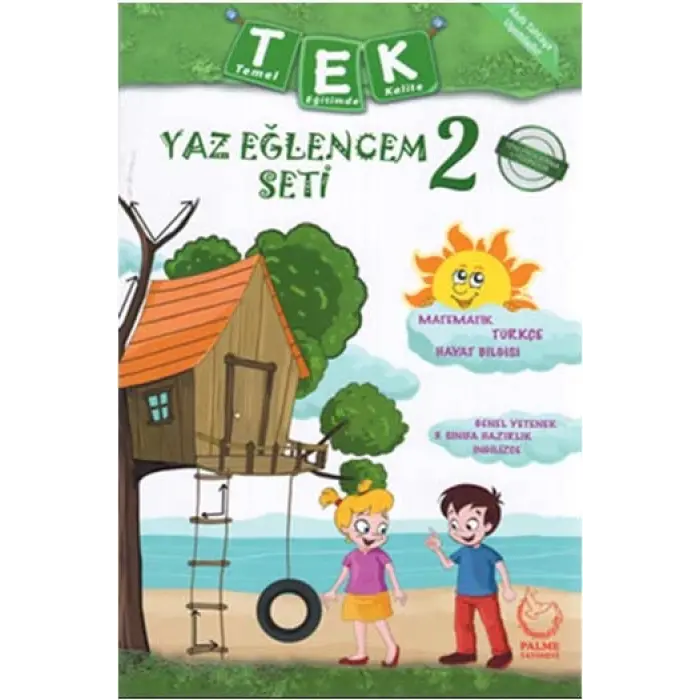 Palme Yayınları 2. Sınıf Tek Tatil Eğlencem Seti