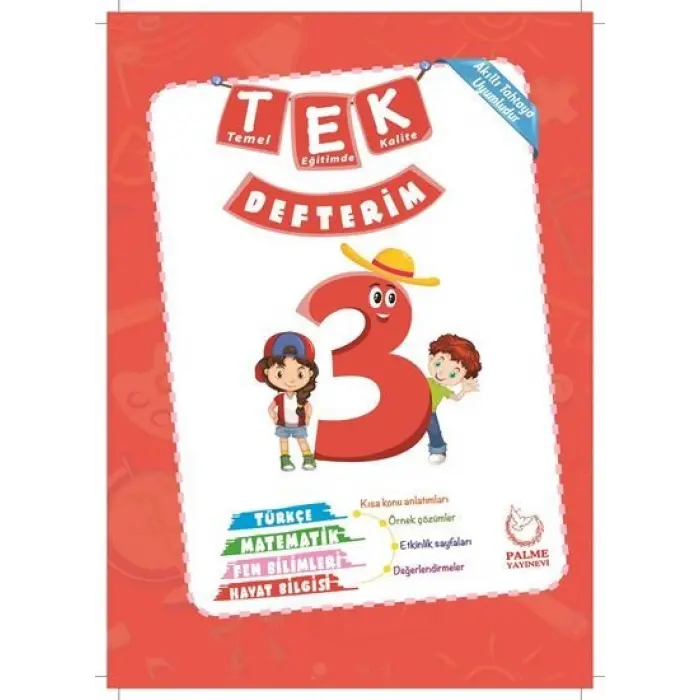 Palme Yayınları 3. Sınıf TEK Defterim