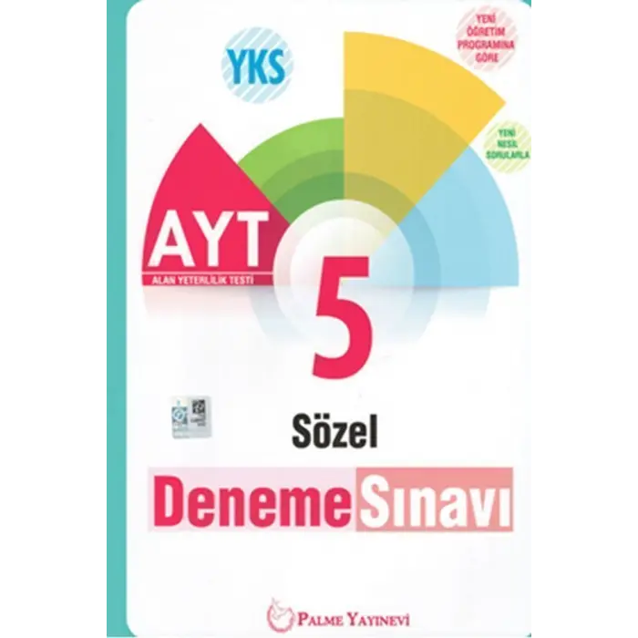 Palme Yayınları AYT Sözel 5 Deneme Sınavı