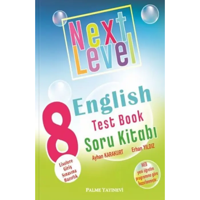 Palme Yayınları Next Level 8 English Testbook Soru Kitabı