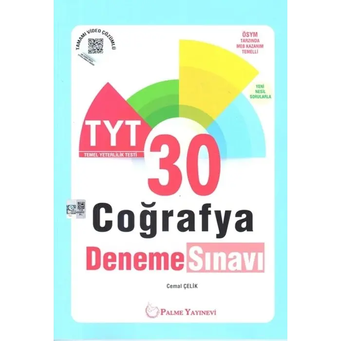 Palme Yayınları TYT Coğrafya 30 Deneme Sınavı