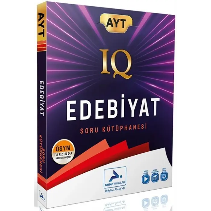 Paraf Yayınları AYT Edebiyat IQ Soru Kütüphanesi