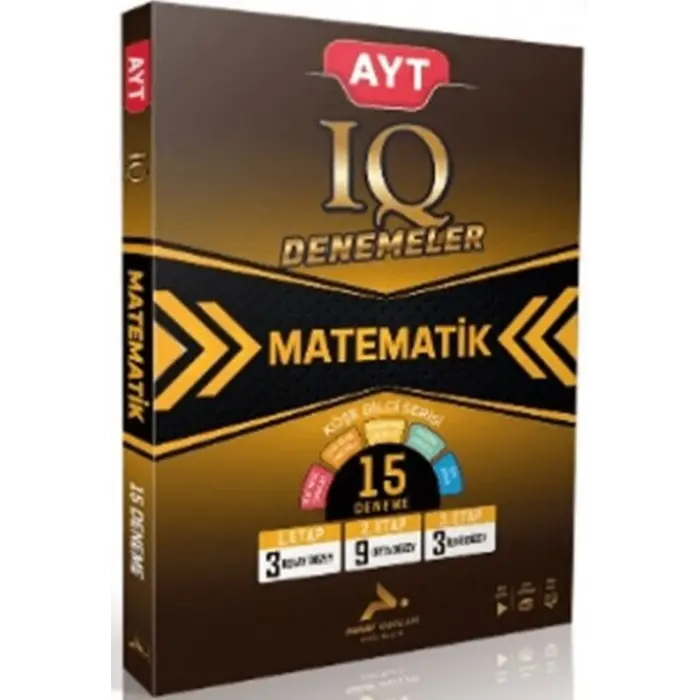 Paraf Yayınları AYT IQ Matematik 15 Branş Denemesi