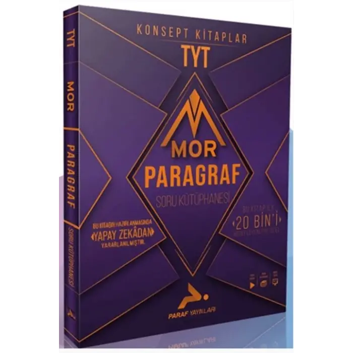 Paraf Yayınları TYT Paragraf Mor Soru Kütüphanesi