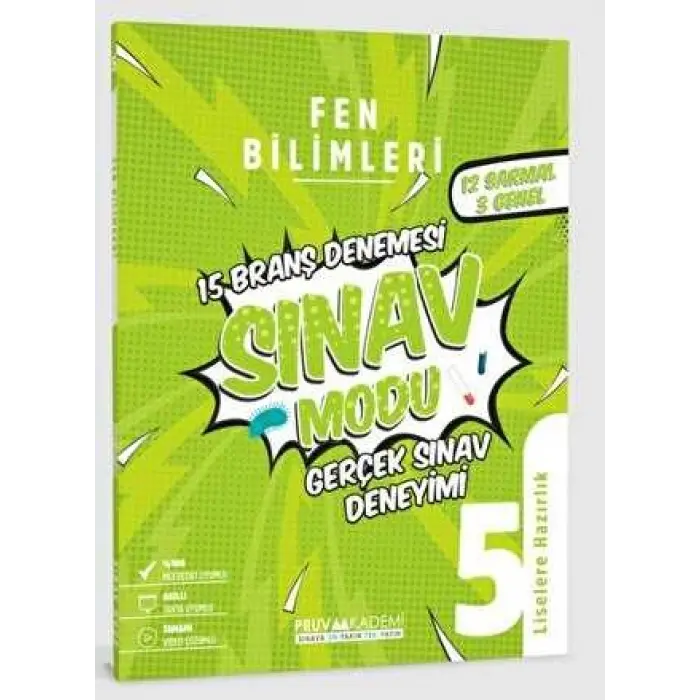 Pruva Akademi 5. Sınıf Fen Bilgisi Branş Denemesi