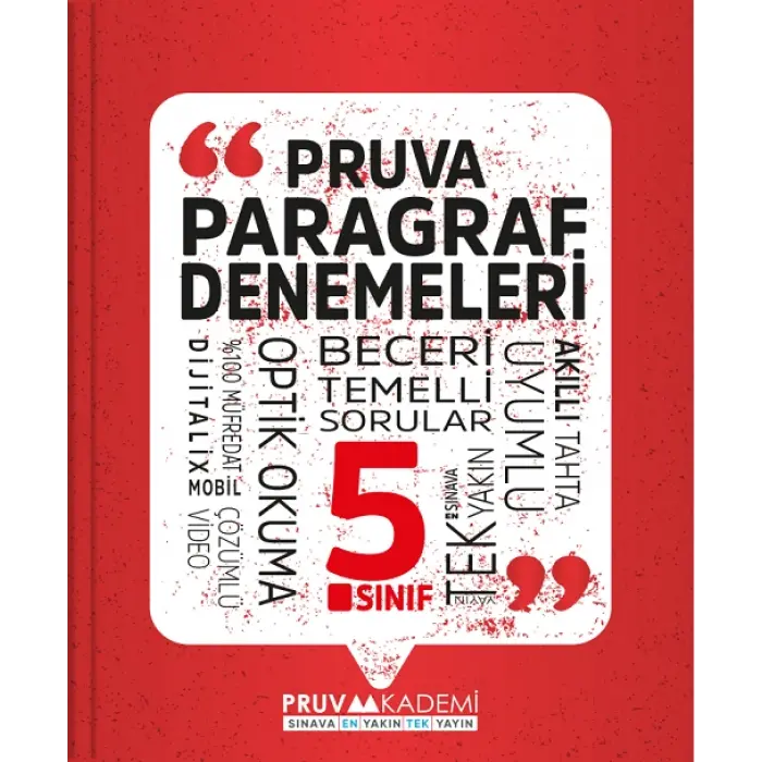 Pruva Akademi 5. Sınıf Paragraf Denemeleri Video Çözümlü