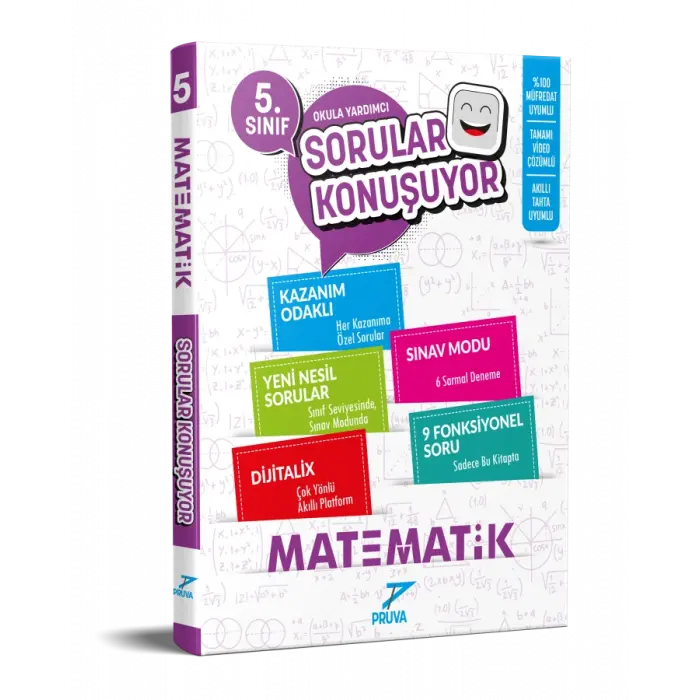 Pruva Akademi 5. Sınıf Sorular Konuşuyor Matematik