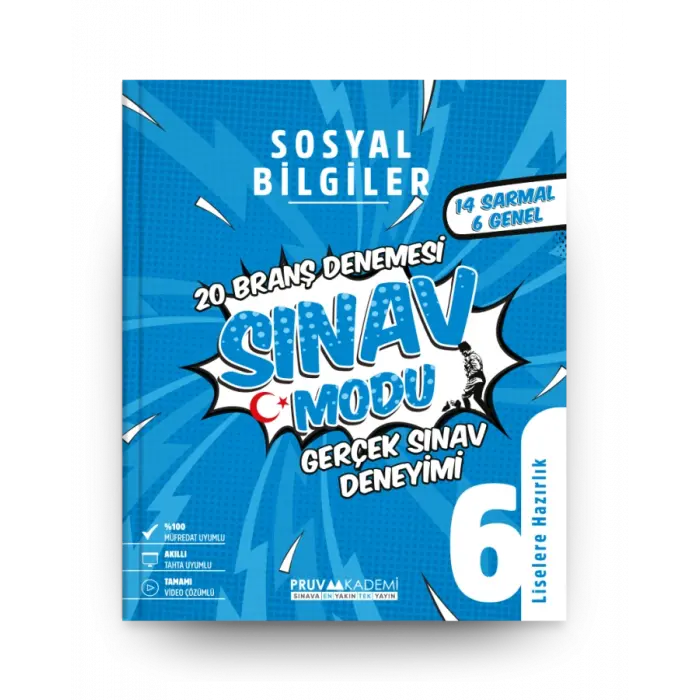Pruva Akademi 6. Sınıf Sosyal Bilgiler Deneme