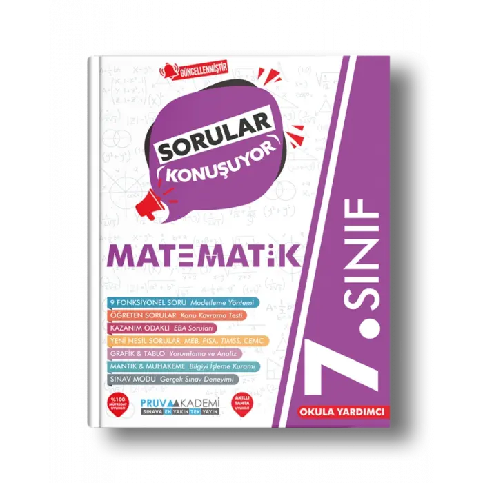 Pruva Akademi 7. Sınıf Sorular Konuşuyor Matematik