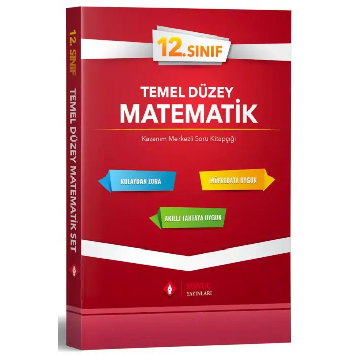 Sonuç Yayınları 12. Sınıf Temel Düzey Matematik Tek Kitap
