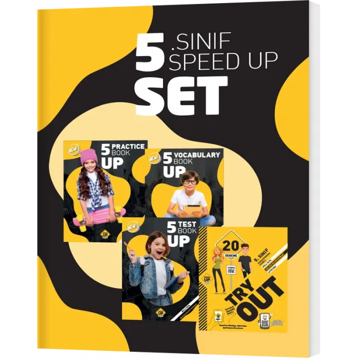 Speed Up Publishing 5. Sınıf Try Out + Test + Vocabulary + Practice Book 4 lü Set