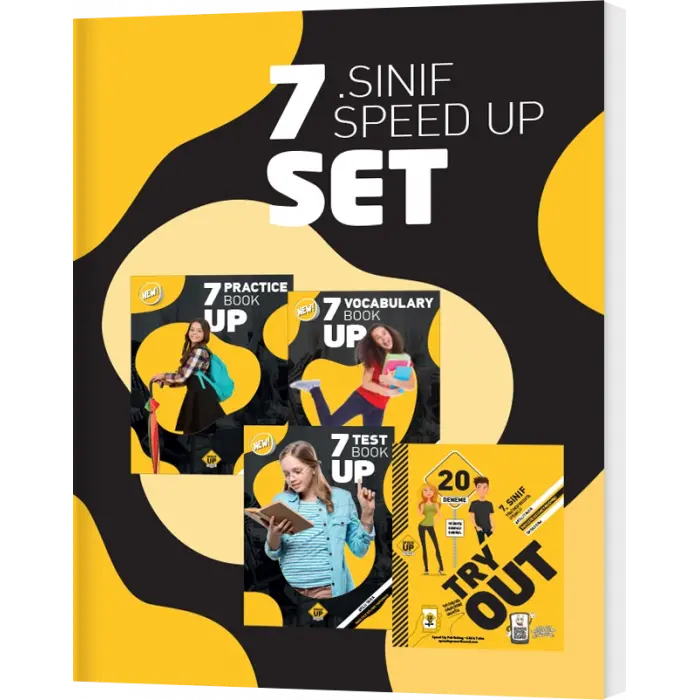 Speed Up Publishing 7. Sınıf Try Out + Test + Vocabulary + Practice Book 4 lü Set