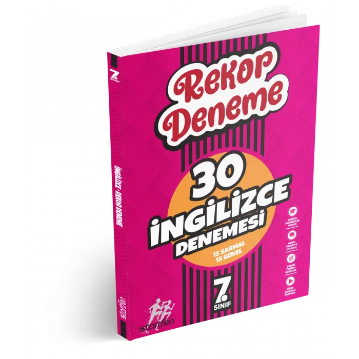 Startfen Yayınları 7. Sınıf İngilizce Rekor Deneme