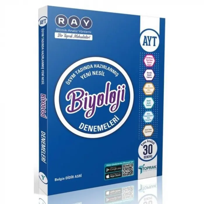 Toprak Yayıncılık Ayt Biyoloji 30 Deneme