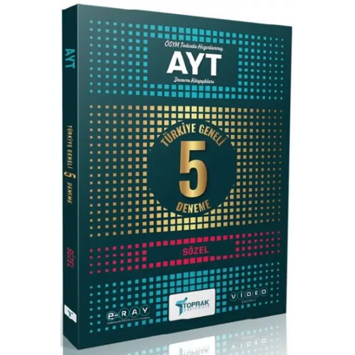 Toprak Yayıncılık AYT Sözel 5 li Paket Deneme