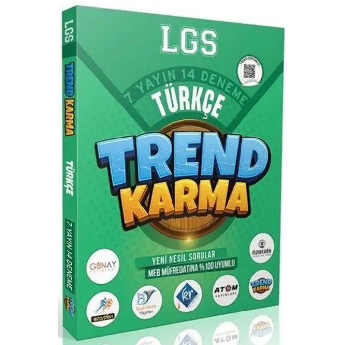 Trend Karma 8. Sınıf LGS Türkçe 7 Yayın 14 Deneme
