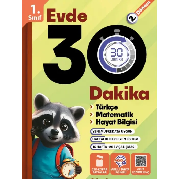 Tudem Yayınları 1. Sınıf 2. Dönem Evde 30 Dakika