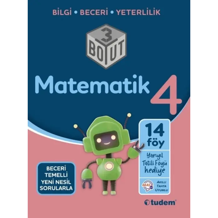 Tudem Yayınları 4. Sınıf Matematik 3 Boyut