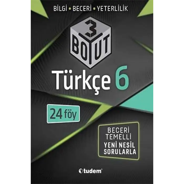 Tudem Yayınları 6. Sınıf 3 Boyut Türkçe