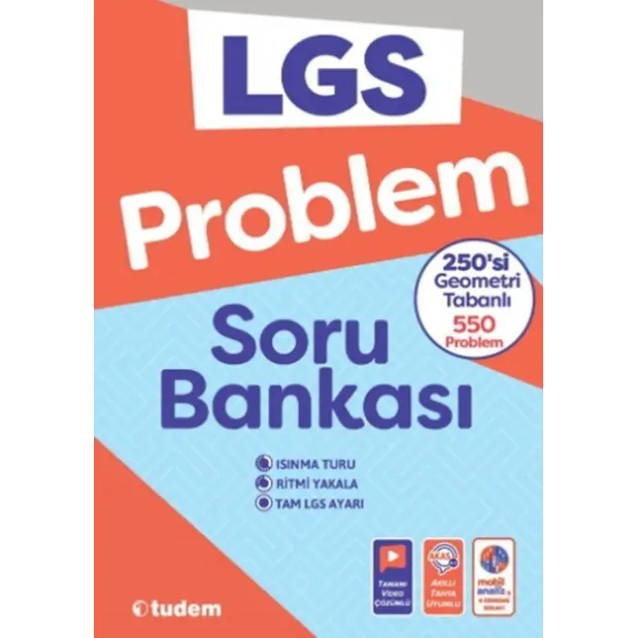 Tudem Yayınları 8. Sınıf LGS Problem Soru Bankası