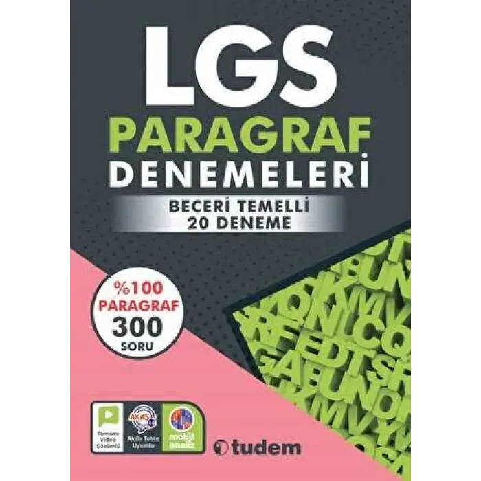 Tudem Yayınları LGS Paragraf Denemeleri