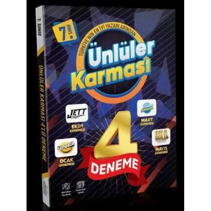 Ünlüler Karması 7. Sınıf 4`Lü Karma Deneme