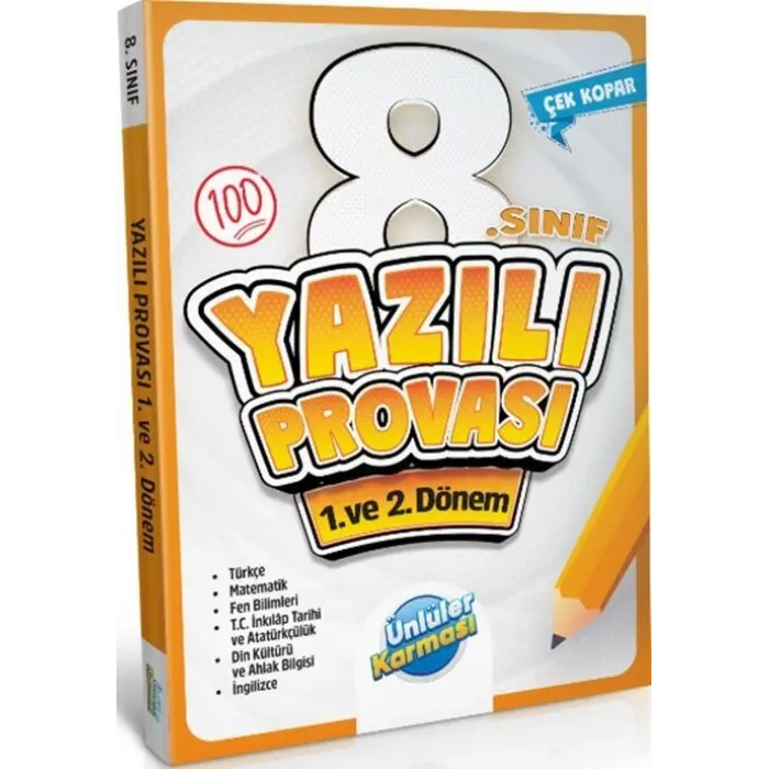 Ünlüler Karması 8. Sınıf Yazılı Provası