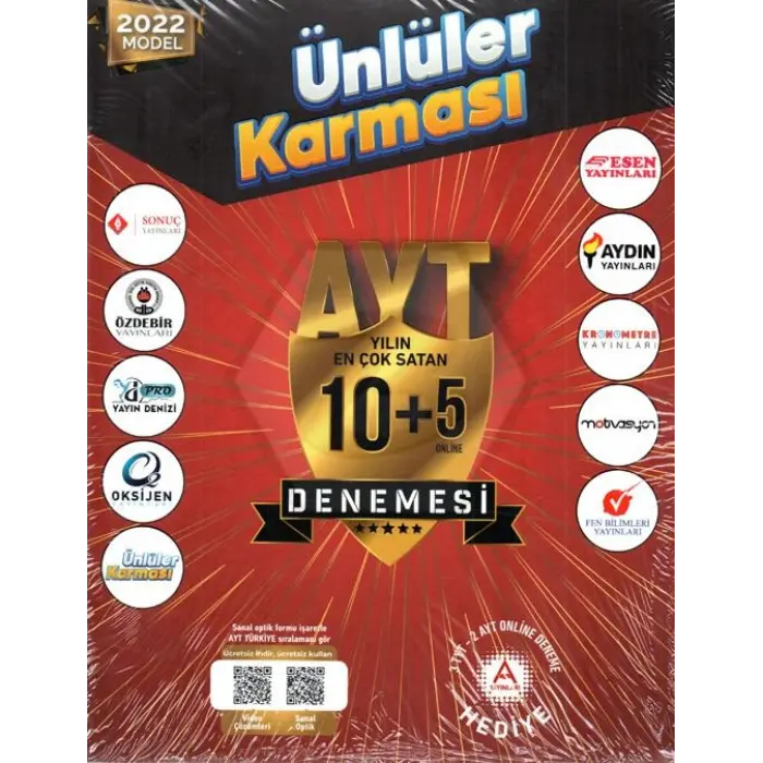 Ünlüler Karması AYT 10+5 lu Deneme