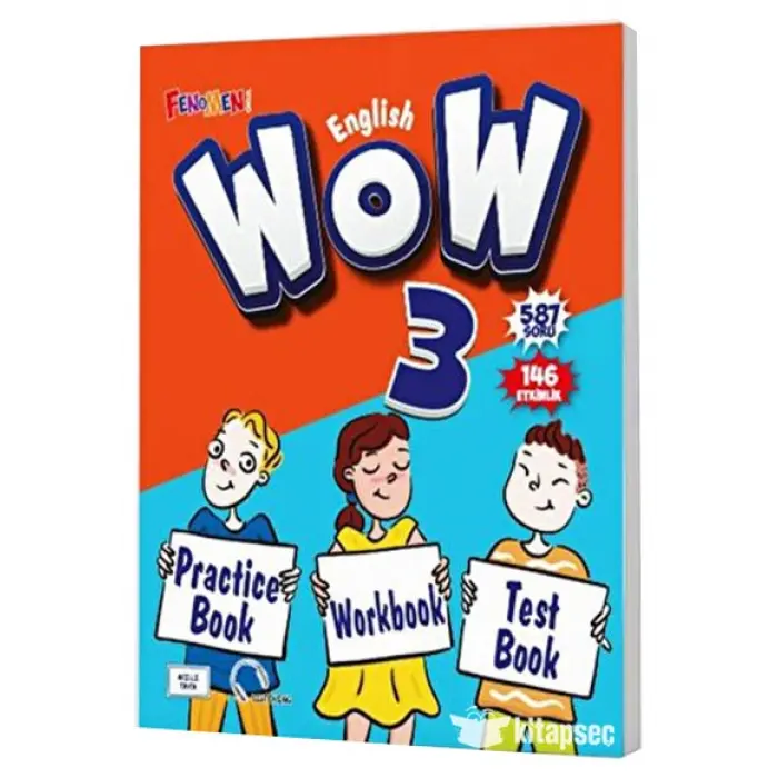 WOW English 3 Practice Book + Workbook + Test Book
