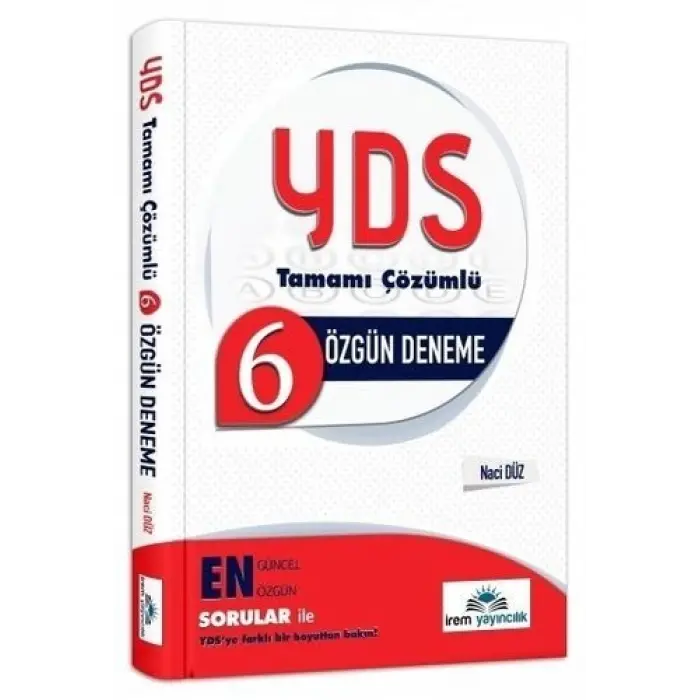 YDS Tamamı Çözümlü 6 Özgün Deneme