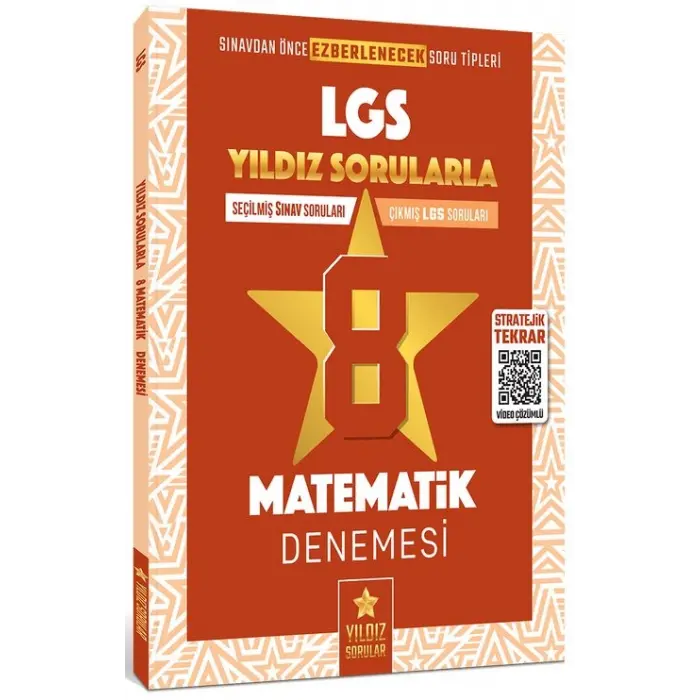 Yıldız Sorular 8. Sınıf LGS Matematik 8 Deneme