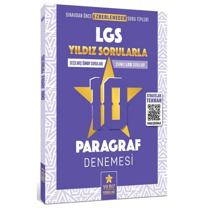 Yıldız Sorular 8. Sınıf LGS Paragraf 10 Deneme