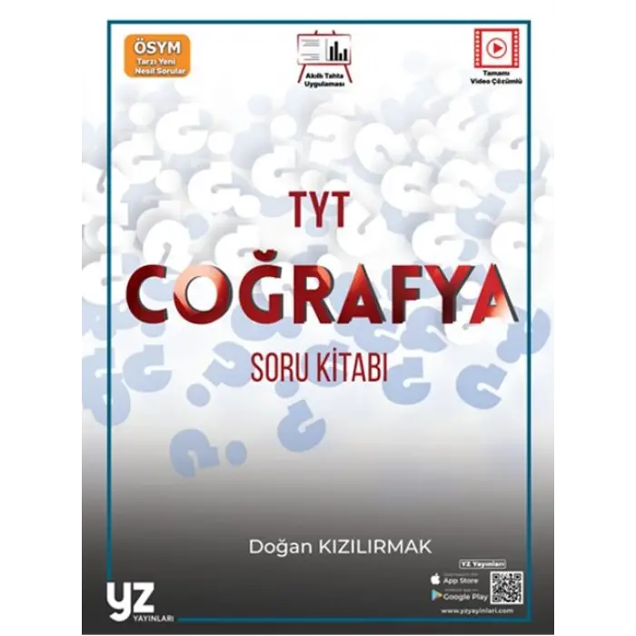 YZ Yayınları TYT Coğrafya Soru Kitabı