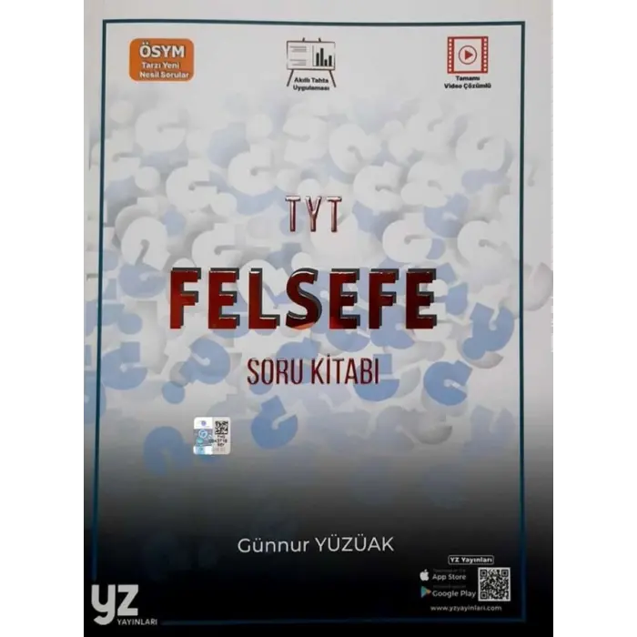 YZ Yayınları TYT Felsefe Soru Kitabı
