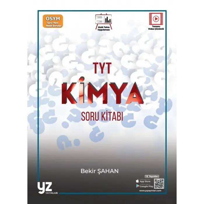 YZ Yayınları TYT Kimya Soru Kitabı