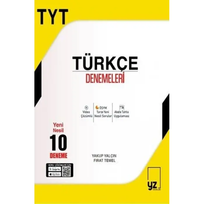 YZ Yayınları TYT Türkçe 10 Deneme