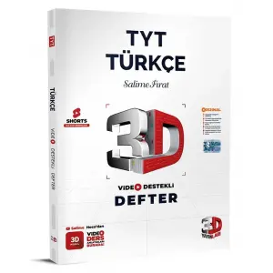 3D Yayınları Tyt Türkçe Video Destekli Defter