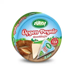 SÜTAŞ ÜÇGEN PEYNİR 8Li 100 gram (ŞEVVAL TİTİZ)