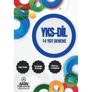 Akın Publishing YKS DİL YDT 14 Deneme