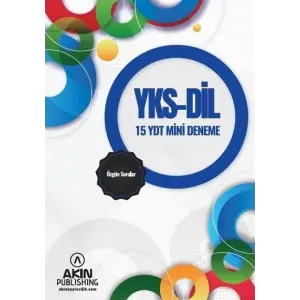 Akın Publishing YKS DİL YDT 15 Mini Deneme