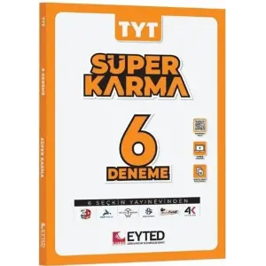 EYTED YKS TYT Süper Karma 6 Deneme Çözümlü
