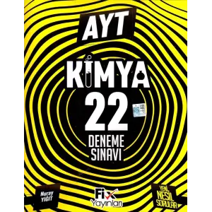 Fix Yayınları AYT Kimya 22 Denemeleri