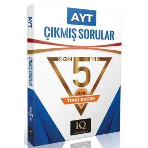 IQ Yayınları Tıpkı Basım AYT ÖSYM Çıkmış Sorular